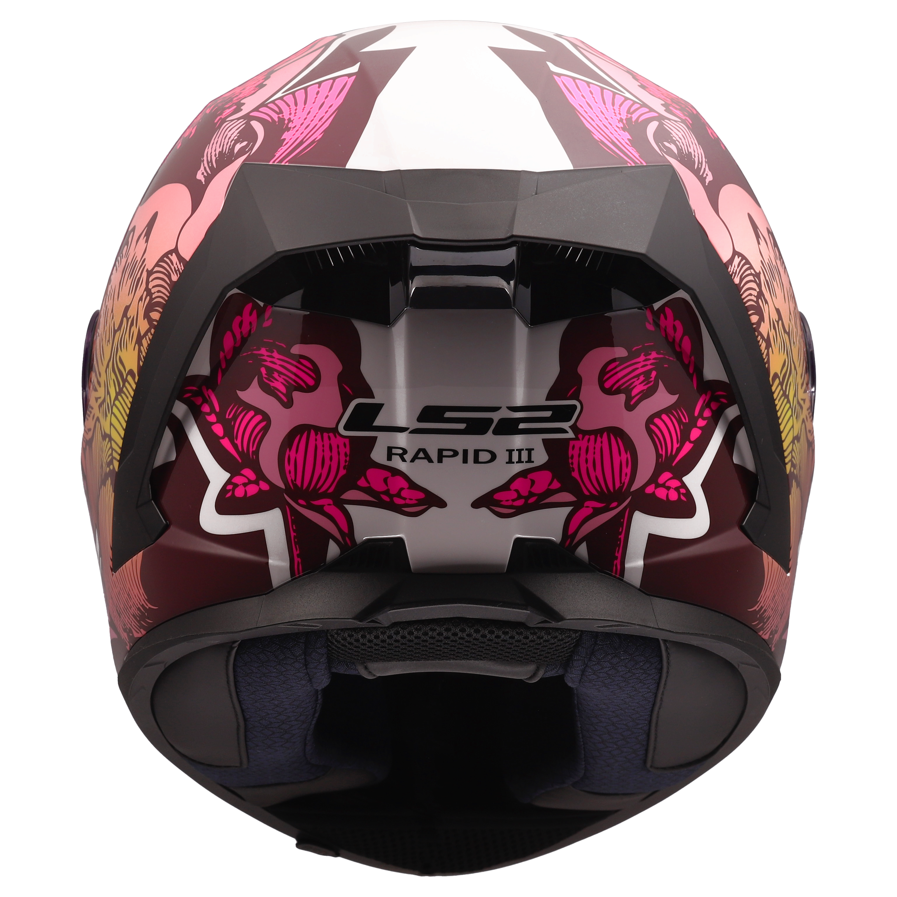 LS2 FF820 RAPID III POPPIES II WHITE PINK  168200402  (8)